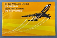SAA South African Airways Airline Brochure Pictures Boeing 707 727 737 747 HS748