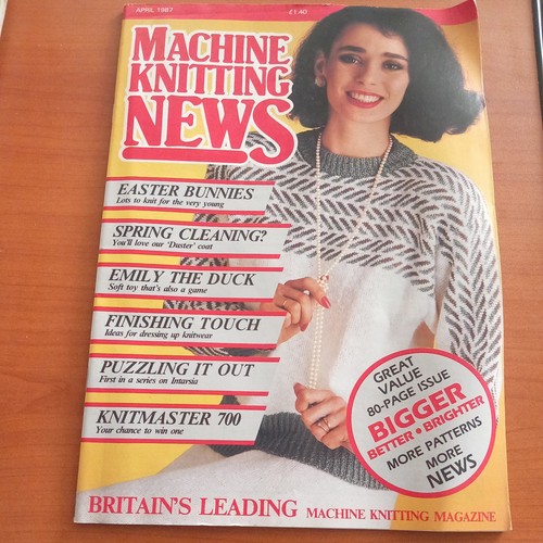 Machine knitting news april - news,