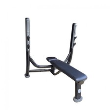 Life Fitness Signature Series Olympic Flat Bench Black -Commercial Gym Equipment