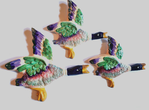 Flying ducks kitsch retro - , 50's
