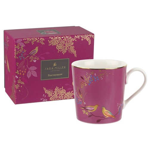 Sara miller pink birds - pink, mug