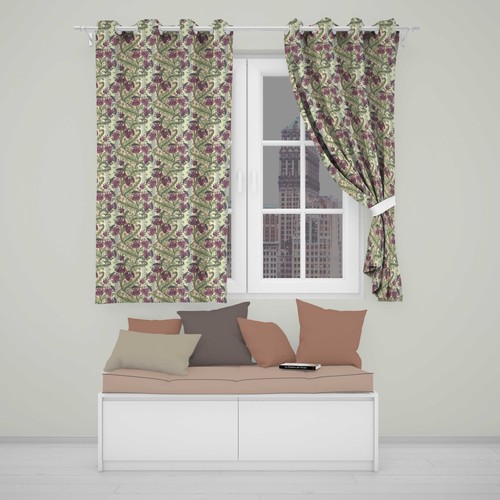 Blackout eyelet curtains - blackout,