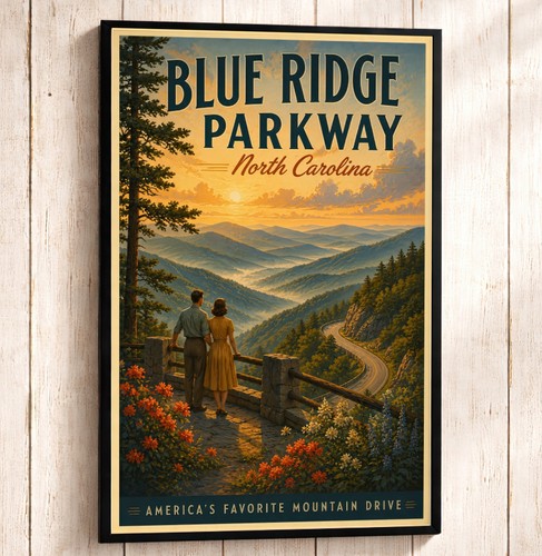 Blue ridge parkway poster - parkway,