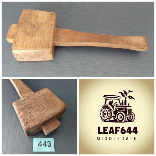 Vintage wooden mallet ref 443b - wooden,