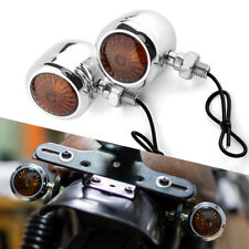 2x Chrome Motorcycle Indicator