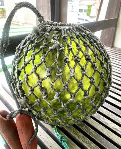 Huge japanese glass - 16.3",
