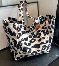 Cow Pattern Tote Bag for Women Large Capacity Handbag