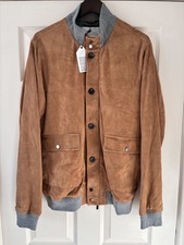 Hackett suede blouson jacket