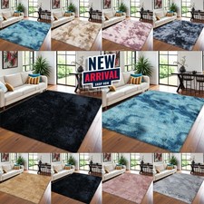 Thick Large Shaggy Rugs Non