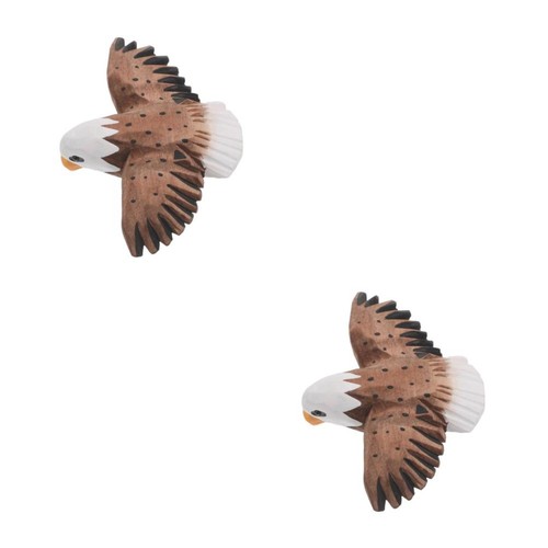 2pcs wooden handmde eagle - handmde,