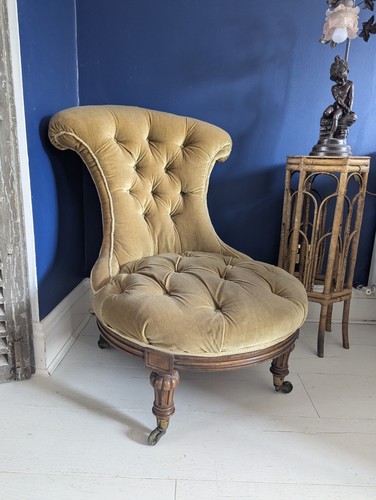 Victorian low seated - low-seated, slipper