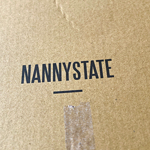 Nannystate men black leather - black,