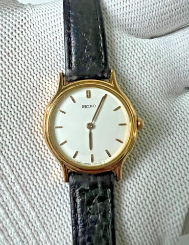 Seiko v700 6091 ladies - ladies, gold