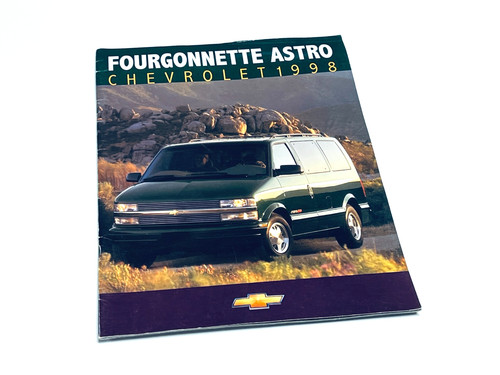1998 chevrolet astro brochure - 1998,