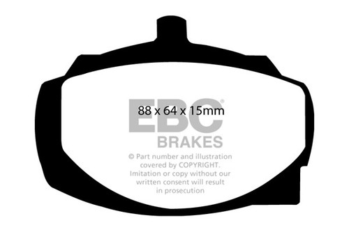 Ebc greenstuff front brake - greenstuff,
