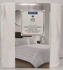 West Park White Wide Satin