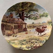 THELWELL PONIES PLATE NEVER LET HIM SEE YOU'RE AFRAID DANBURY MINT PERFECT