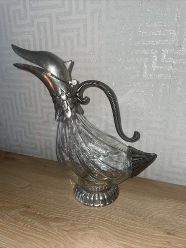 Vintage silver plated glass - vintage, &