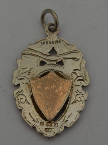 Antique shield sterling - shield,