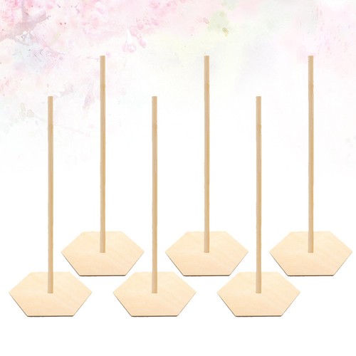 Pcs wooden doughnuts - 6,