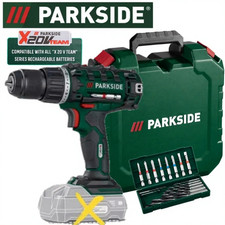Parkside 20V Cordless Drill Driver Set - Bare Tool - Without Battery & Charger