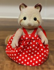 VINTAGE HTF SYLVANIAN FAMILIES MARTHA MULBERRY RACCOON FROM CANOE SET 4371 🦝