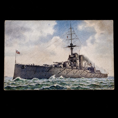 Tuck oilette hms king george - tuck's,