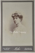 CABINET CARD EDWARDIAN LADY