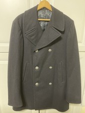 VTG US Navy Pea Coat Mens 38L