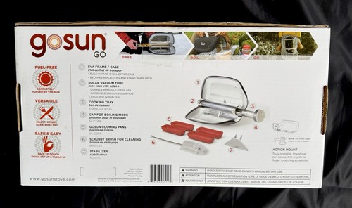 Gosun solar oven - gosun, portable