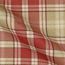 Canvas Fabric - Red Highland