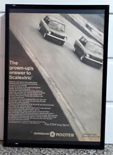 Framed original Classic Car Ad