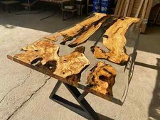 Clear Epoxy Dining Table –