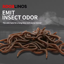 50pcs 7cm/9cm Lifelike Red Earthworm Worm Fishing Soft Lure bait