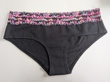 Ex catalogue Knickers Size 12, Black With Colourful Lace Trim