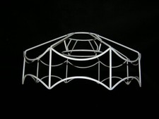 CLASSIC RETRO STYLE 12" DOUBLE SCALLOPED  LAMPSHADE FRAME  