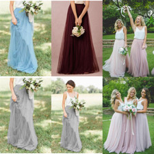 Women 2 layer Tulle Long Tutu