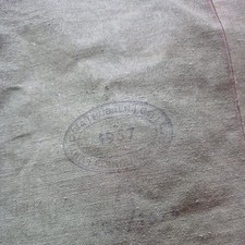  victoria rubber Co. British Army Poncho Dated 1957 Canvas Military Waterproof