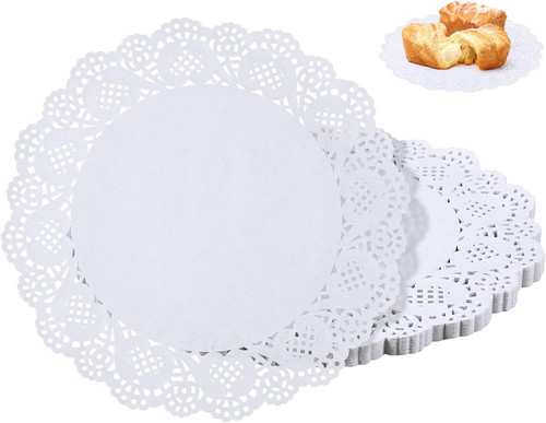 Paper doilies in - paper, 12