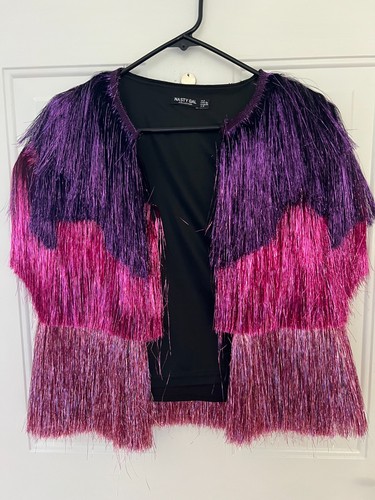 Nasty gal metallic tinsel - metallic,