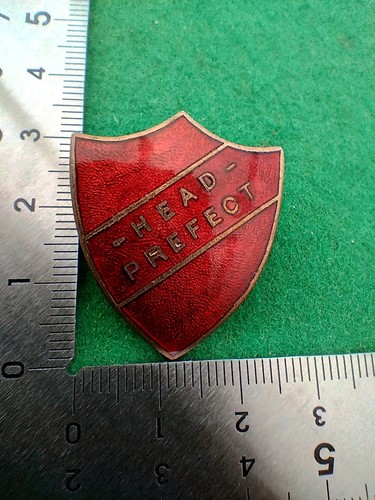 Vintage school head - school, prefect