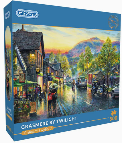 Gibsons grasmere by twilight - by,
