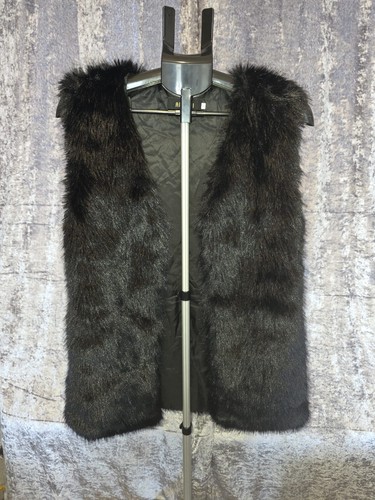 Aixiruii black faux fur - black,