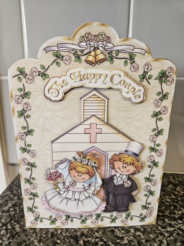 Handmade decoupage wedding - 3d,