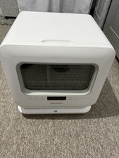 Mini Table Top Dishwasher 7.5L Tank with 3 Place Settings, 6 Progs Touch Control