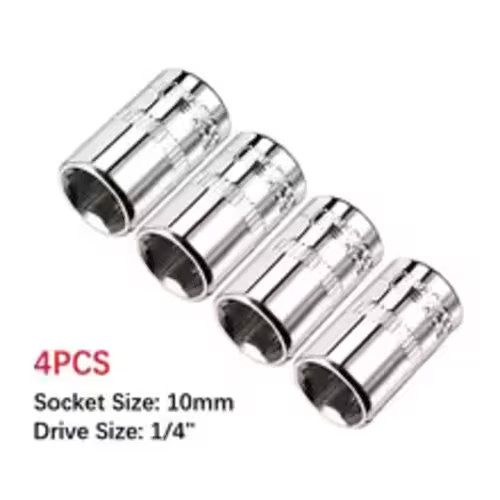 4pcs inch drive - 4pcs, 10mm