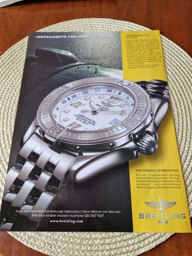 Breitling 1884 watch 2002 - 1884,