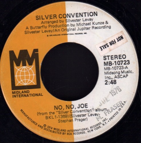 Silver convention joe - no,,