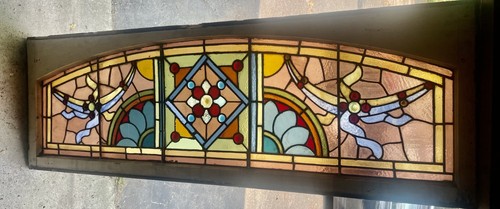Nice vibrant jeweled transom