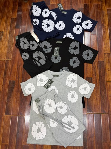 Denim tears 2pc shirt - denim, t
